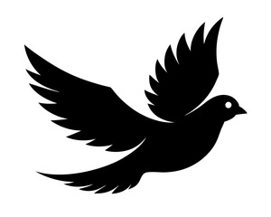 Dove Vector Silhouettes & SVG Icons | Peace, Love & Spiritual Bird Design