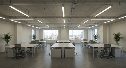 conference room interior, empty office