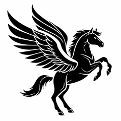 Fototapeta premium Pegasus silhouette