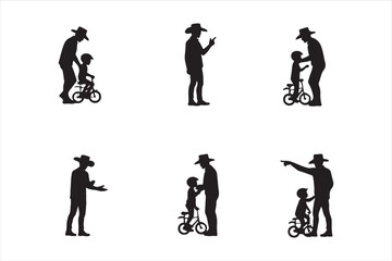 Father Teaching Baby to Ride Bicycle – Cute Family Vector Illustration

Dad and Baby Learning to Ride Bike – Parenting Moment Clipart

Father and Child Bicycle Ride – Wholesome Flat Vector Art

Baby’s