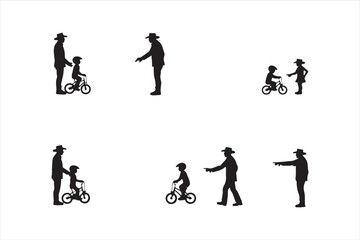 Father Teaching Baby to Ride Bicycle – Cute Family Vector Illustration

Dad and Baby Learning to Ride Bike – Parenting Moment Clipart

Father and Child Bicycle Ride – Wholesome Flat Vector Art

Baby’s