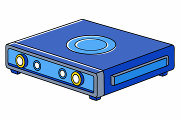 Fototapeta premium audio cassette isolated on white background