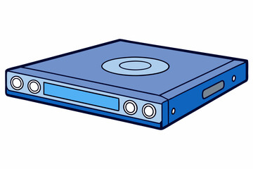 Fototapeta premium dvd player and cassette tape