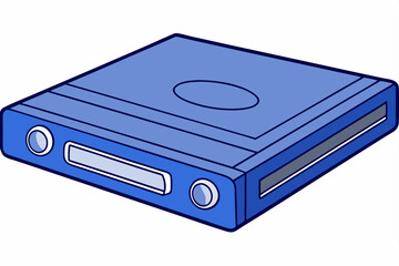 audio cassette isolated on white background