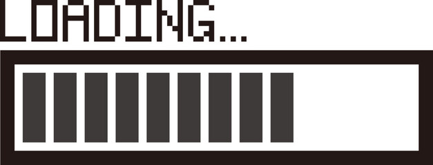 Retro Pixel Loading Bar