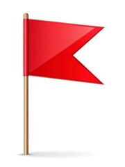 blank red flag