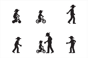 Father Teaching Baby to Ride Bicycle – Cute Family Vector Illustration

Dad and Baby Learning to Ride Bike – Parenting Moment Clipart

Father and Child Bicycle Ride – Wholesome Flat Vector Art

Baby’s