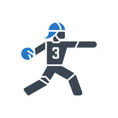 Lacrosse Player Action icon