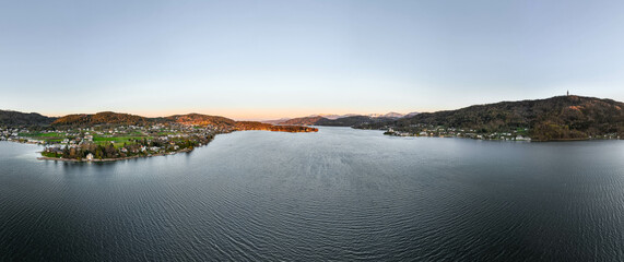 Obraz premium Wörthersee Panorama Photo, Wörthersee Austria