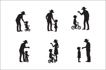 Father Teaching Baby to Ride Bicycle – Cute Family Vector Illustration

Dad and Baby Learning to Ride Bike – Parenting Moment Clipart

Father and Child Bicycle Ride – Wholesome Flat Vector Art

Baby’s