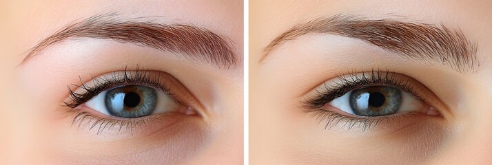 Expert Brow Tinting: Flawless Facial Enhancement for Women in a Salon Setting