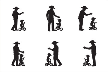 Father Teaching Baby to Ride Bicycle – Cute Family Vector Illustration

Dad and Baby Learning to Ride Bike – Parenting Moment Clipart

Father and Child Bicycle Ride – Wholesome Flat Vector Art

Baby’s