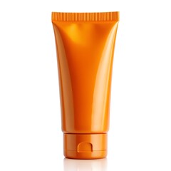 cosmetic tube isolated on white