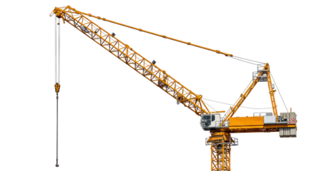 Isolated Construction Crane
