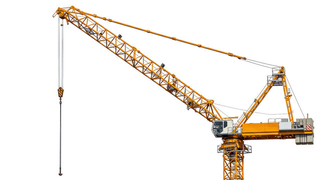 Isolated Construction Crane