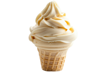 Ice cream cone isolated on white background PNG