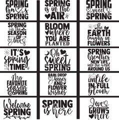 Fototapeta premium Inspirational Spring Quotes and Sayings – Floral, Seasonal, and Motivational Typography Designs for Springtime Decor and Crafts