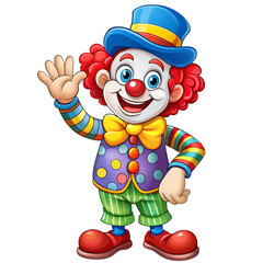 clown with a big ball