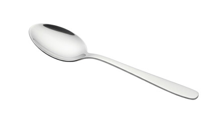 Isolated Silver Spoon