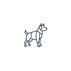 Fototapeta premium Minimalist fox logo design