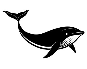 Whale Vector Silhouettes & SVG Icons | Ocean Life & Marine Animal  Crafts & Digital Art