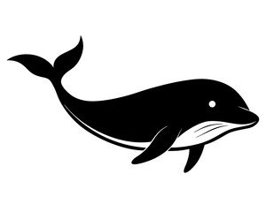 Whale Vector Silhouettes & SVG Icons | Ocean Life & Marine Animal  Crafts & Digital Art