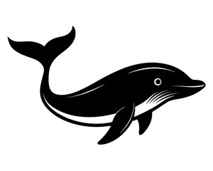 Whale Vector Silhouettes & SVG Icons | Ocean Life & Marine Animal  Crafts & Digital Art