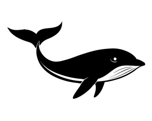 Whale Vector Silhouettes & SVG Icons | Ocean Life & Marine Animal  Crafts & Digital Art