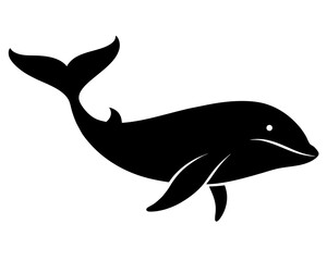 Whale Vector Silhouettes & SVG Icons | Ocean Life & Marine Animal  Crafts & Digital Art
