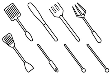 Grill Fork and Spatu Perfect for Outdoor Cooking