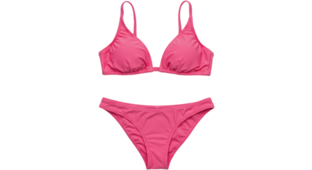 Isolated Pink Bikini Swimsuit