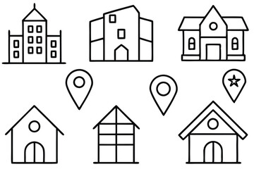 Home Location Refined Line Art Perfectly Illustrates Setting