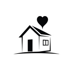 house with heart