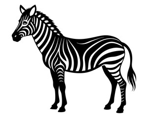 Zebra Vector Silhouettes & SVG Icons | Wild Animal & Safari Crafts & Digital Designs