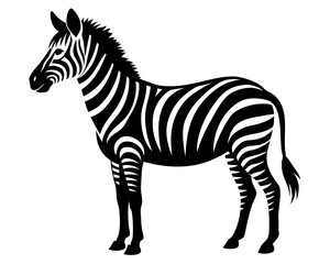 Zebra Vector Silhouettes & SVG Icons | Wild Animal & Safari Crafts & Digital Designs
