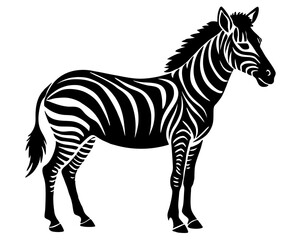 Zebra Vector Silhouettes & SVG Icons | Wild Animal & Safari Crafts & Digital Designs