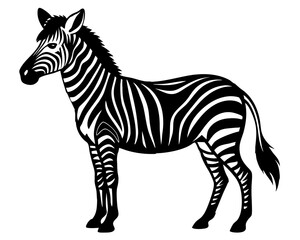 Zebra Vector Silhouettes & SVG Icons | Wild Animal & Safari Crafts & Digital Designs