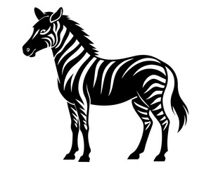 Zebra Vector Silhouettes & SVG Icons | Wild Animal & Safari Crafts & Digital Designs