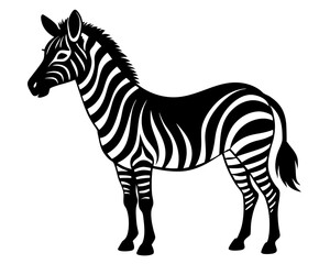 Zebra Vector Silhouettes & SVG Icons | Wild Animal & Safari Crafts & Digital Designs