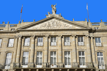 Palais classique à Saint-Jacques de Compostelle. Espagne 