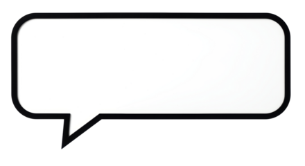 Isolated Speech Bubble