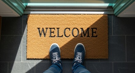 Welcome Mat Greeting