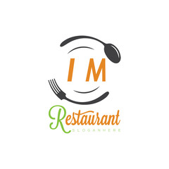 initial monogram logo With restaurant Culinary Circle shape Taste of Tradition logo design.
