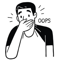 man-covering-mouth-keeping-secret-impressed-astoni.eps