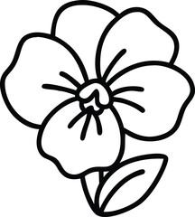 wallflower, waxflower, verbena, wisteria , flower logo