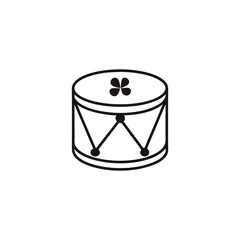 black and white drum
