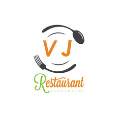initial monogram logo With restaurant Culinary Circle shape Taste of Tradition logo design.
