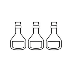 set of laboratory glassware
