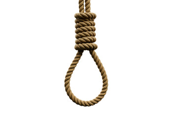 Isolated Noose Rope Knot Hanging