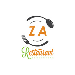 initial monogram logo With restaurant Culinary Circle shape Taste of Tradition logo design.
